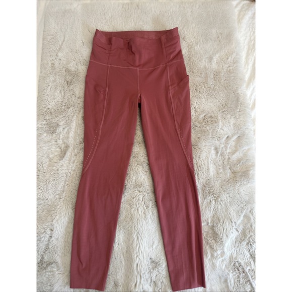 Lululemon  women's leggings with side pockets, pink, size 8 - Picture 1 of 16